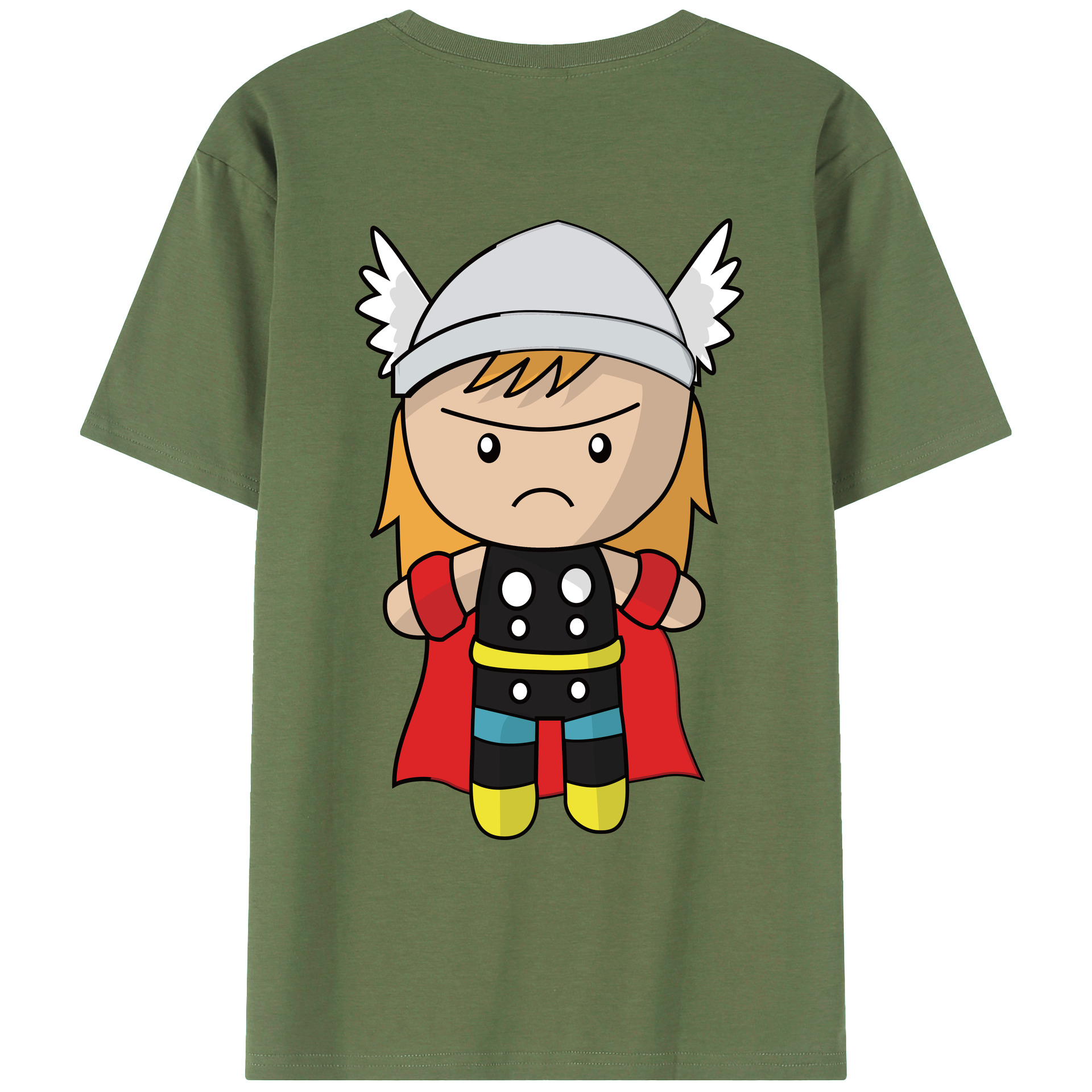 （画像用） アベンジャーズ The Avengers 綿100％ メンズ半袖Tシャツ（バックプリント） 通気性
